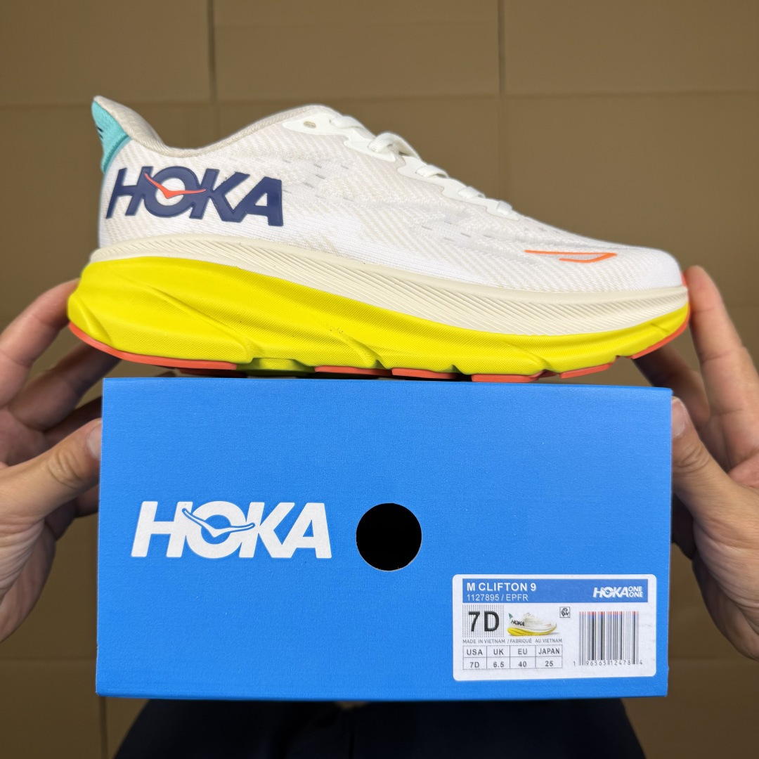 【WM】Hoka One One 克利夫顿9 马拉松跑鞋 Clifton 9马拉松训练跑步鞋 共30色！