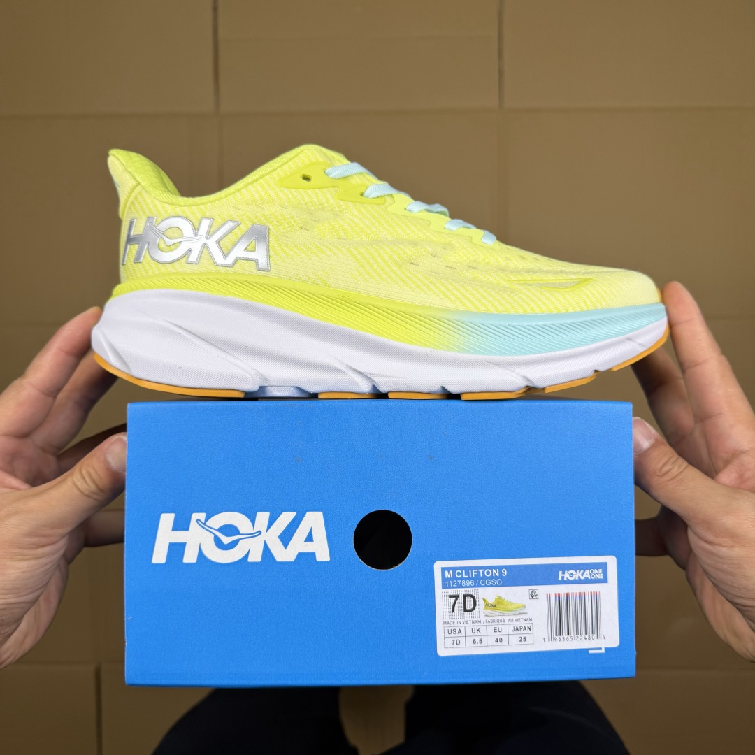 【WM】Hoka One One 克利夫顿9 马拉松跑鞋 Clifton 9马拉松训练跑步鞋 共30色！