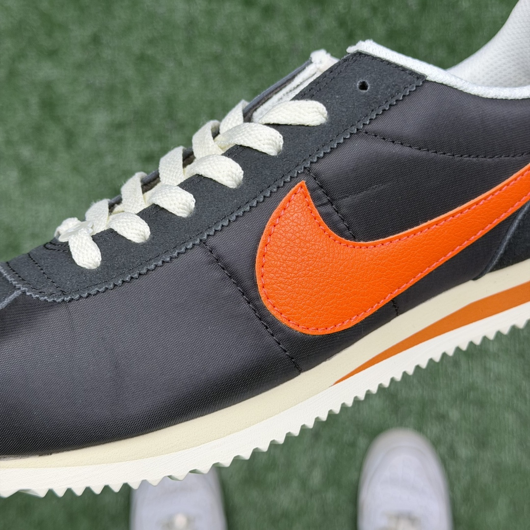 超级性价比阿甘！共27色Nike Cortez SE 黑橘冲量产品价格一步到位！货号：HF0263-00