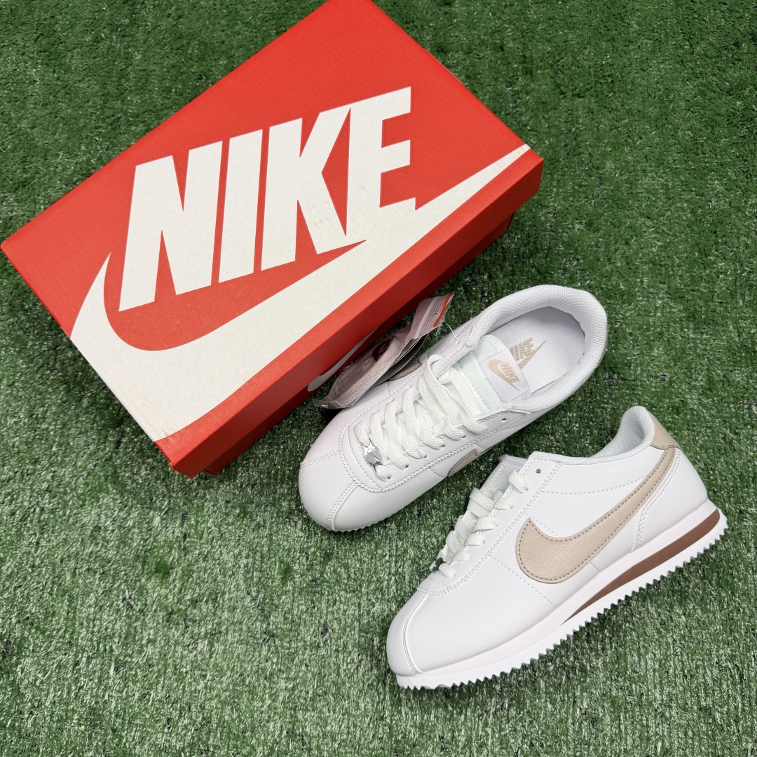 超级性价比阿甘！共27色Nike Cortez SE 皮面白棕冲量产品价格一步到位！货号：DN1791-