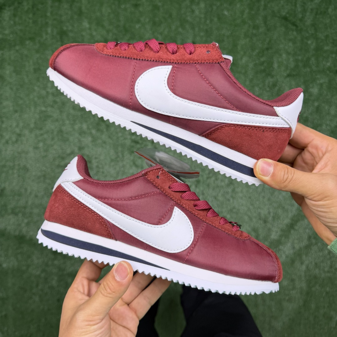 超级性价比阿甘！共27色Nike Cortez 布面酒红冲量产品价格一步到位！货号：DZ2795-100