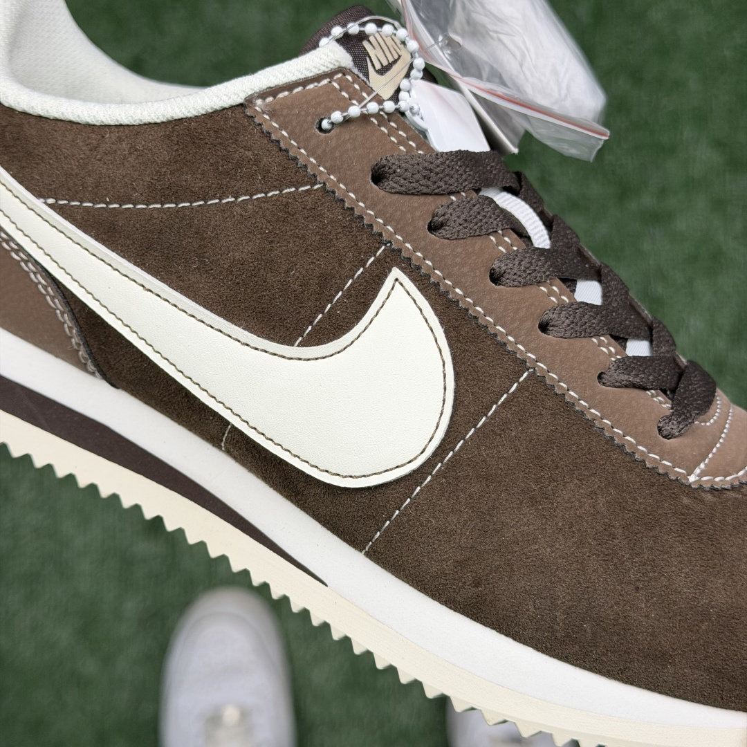 超级性价比阿甘！共27色Nike Cortez SE 翻毛皮棕色冲量产品价格一步到位！货号：FQ8144