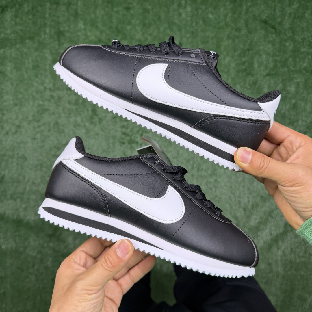超级性价比阿甘！共27色Nike Cortez SE 皮面黑白冲量产品价格一步到位！货号：DN1791-