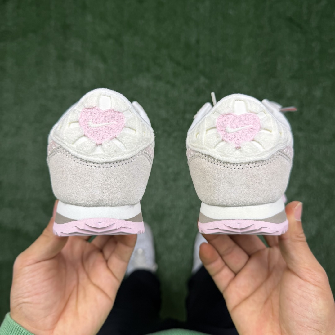 超级性价比阿甘！共27色Nike Cortez SE 情人节限定爱心粉冲量产品价格一步到位！货号：HV6