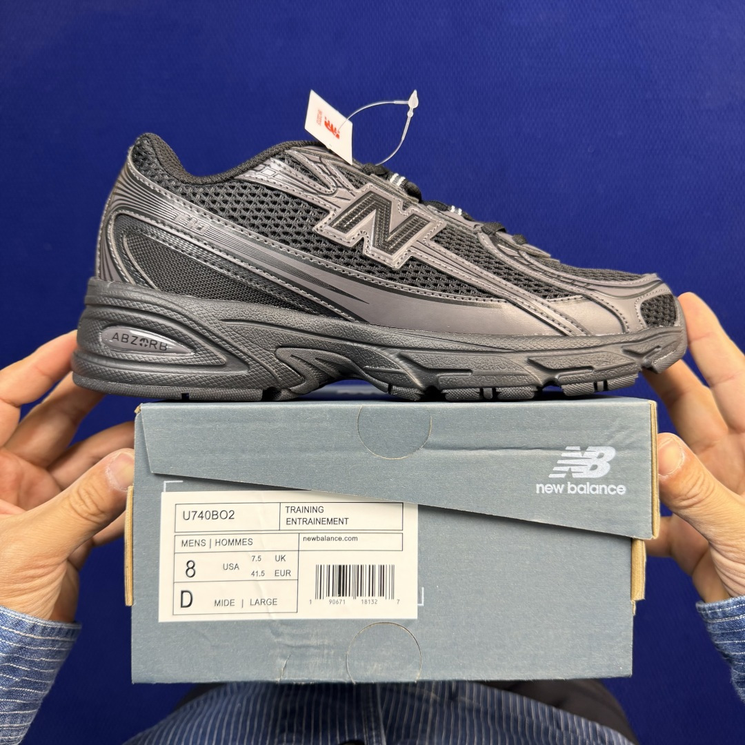 新百伦系列 New Balance NB 740 共17色！休闲跑鞋 第1色：U740BO2 黑武士尺码
