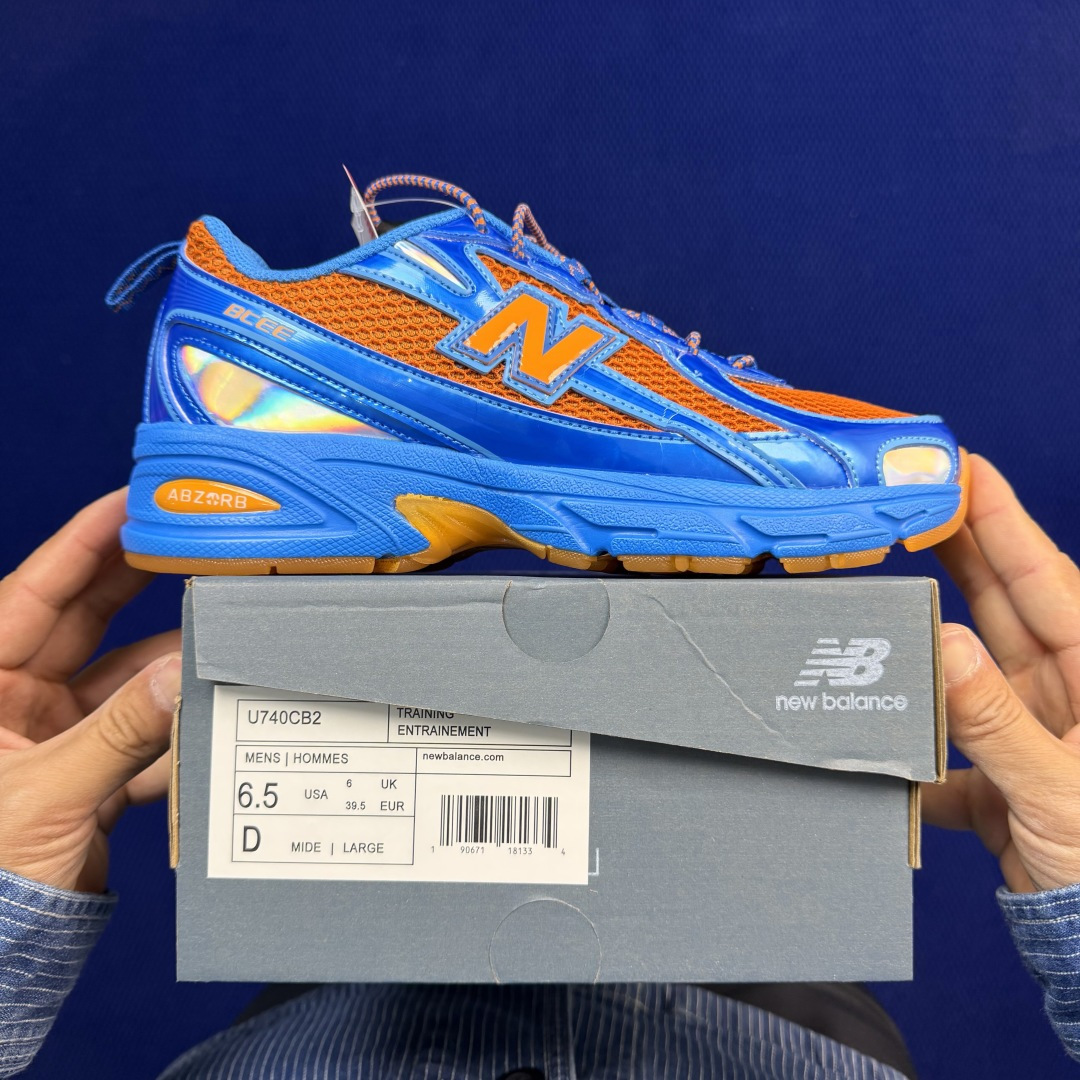 新百伦系列 New Balance NB 740 共17色！休闲跑鞋 第2色：U740CB2 蓝橙尺码：