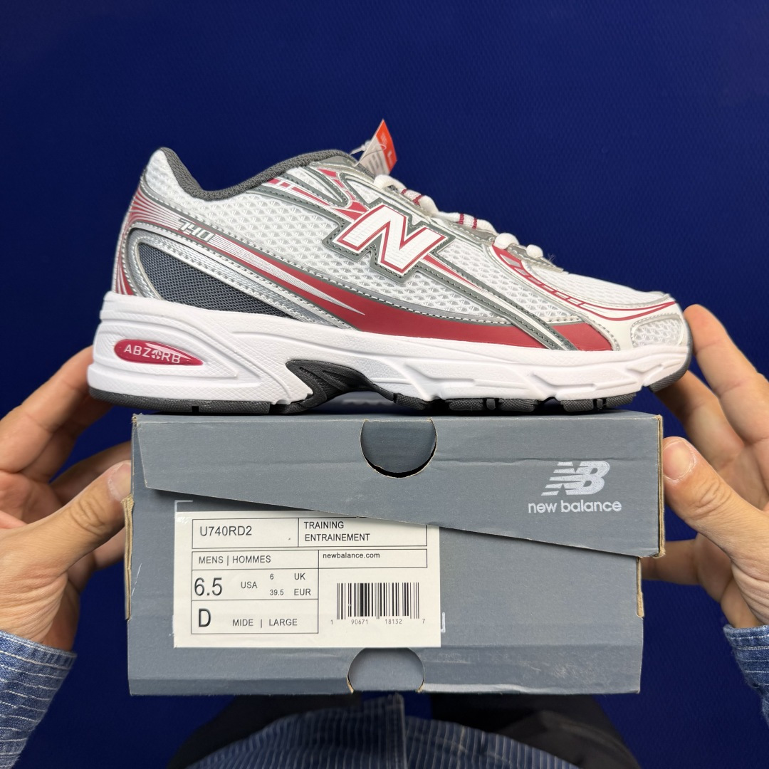 新百伦系列 New Balance NB 740 共17色！休闲跑鞋 第3色：U740RD2 白红色尺码