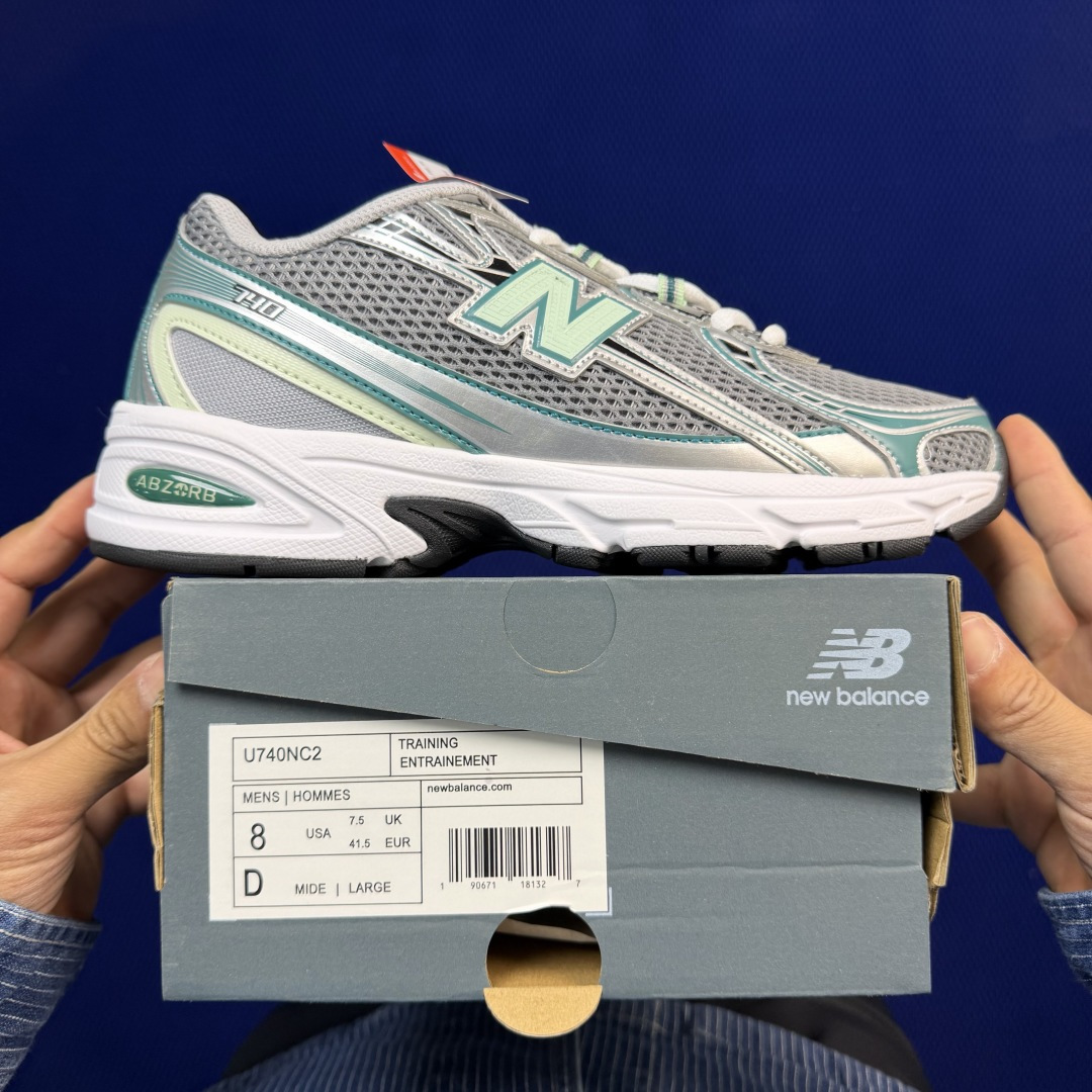 新百伦系列 New Balance NB 740 共17色！休闲跑鞋 第4色：U740NC2 灰绿尺码：