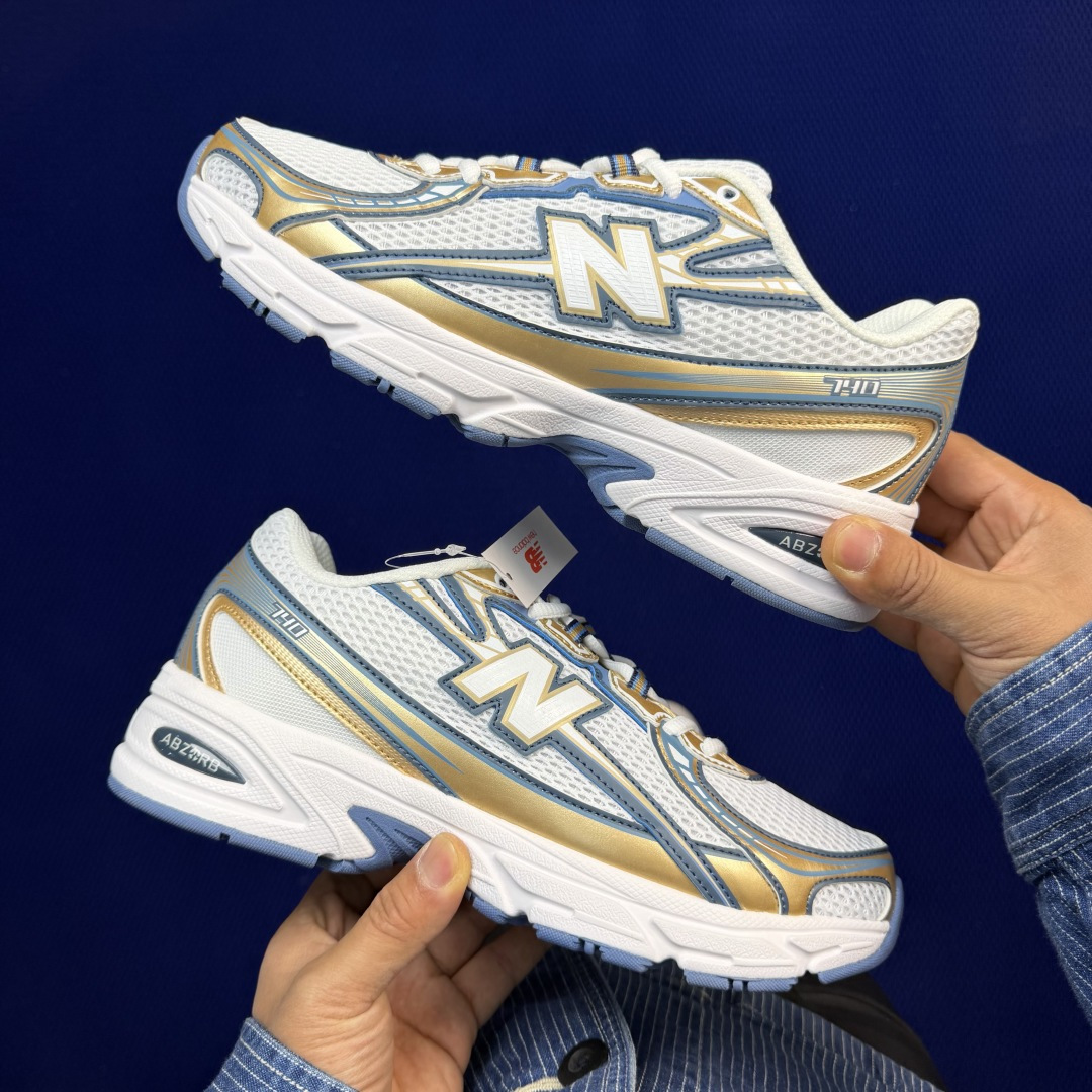 新百伦系列 New Balance NB 740 共17色！休闲跑鞋 第6色：U740HB2白金色尺码：