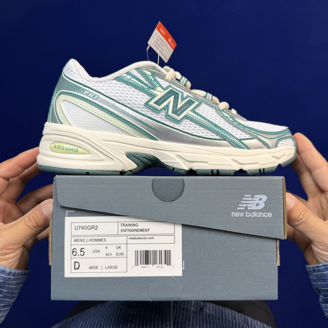 新百伦系列 New Balance NB 740 共17色！休闲跑鞋 第11色：U740GR2白绿尺码：