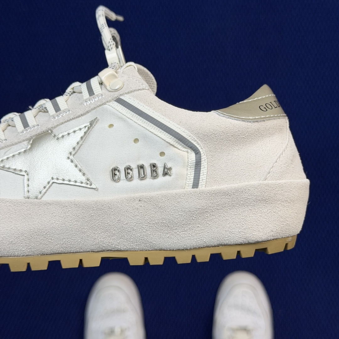 Golden Goose Super-Star 厚底做旧星星板鞋Size：35 36 37 38 39 