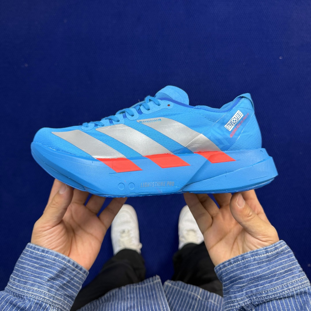 纯原真碳棒！adidas Adizero Adios Pro 4 阿迪达斯马拉松跑步鞋 第14色:太阳能