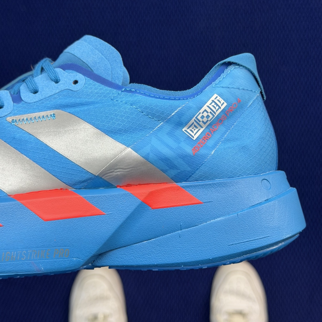 纯原真碳棒！adidas Adizero Adios Pro 4 阿迪达斯马拉松跑步鞋 第14色:太阳能