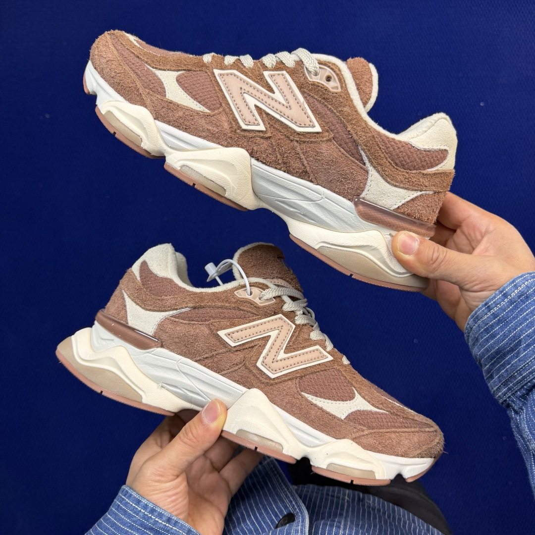C版新百伦系列！NB9060第150色：翻毛皮棕红色无敌质感！最强版本36-47.5出货，行业标杆之作！