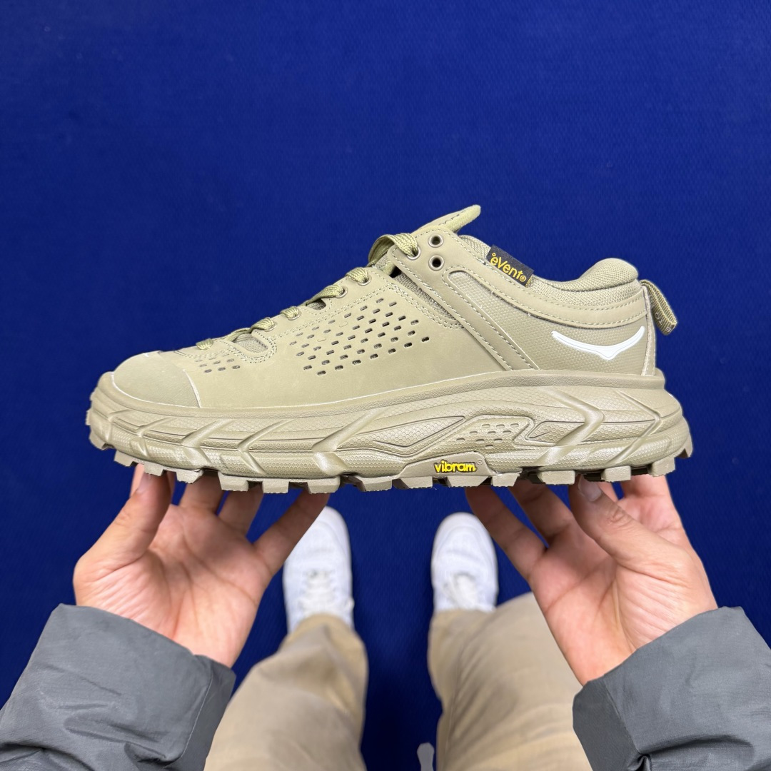 极致性价比 HOKA ONE ONE Tor Ultra 托亚 户外防水登山徒步鞋 共7色 第2色:橄榄绿/BTOL S