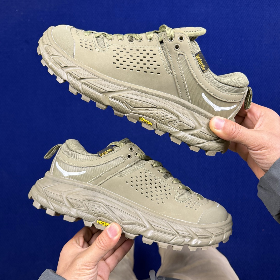 极致性价比 HOKA ONE ONE Tor Ultra 托亚 户外防水登山徒步鞋 共7色 第2色:橄榄绿/BTOL S