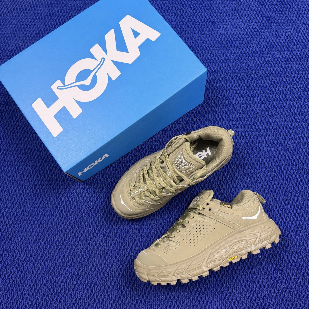 极致性价比 HOKA ONE ONE Tor Ultra 托亚 户外防水登山徒步鞋 共7色 第2色:橄榄绿/BTOL S