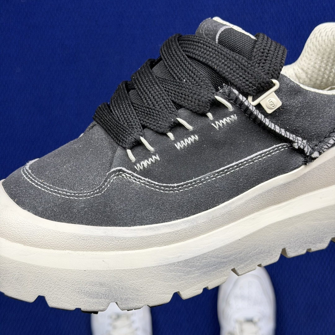 UGG Heritage 厚底休闲鞋7色！第1色:做旧黑灰-8正常尺码：36 36.5 37 38 38