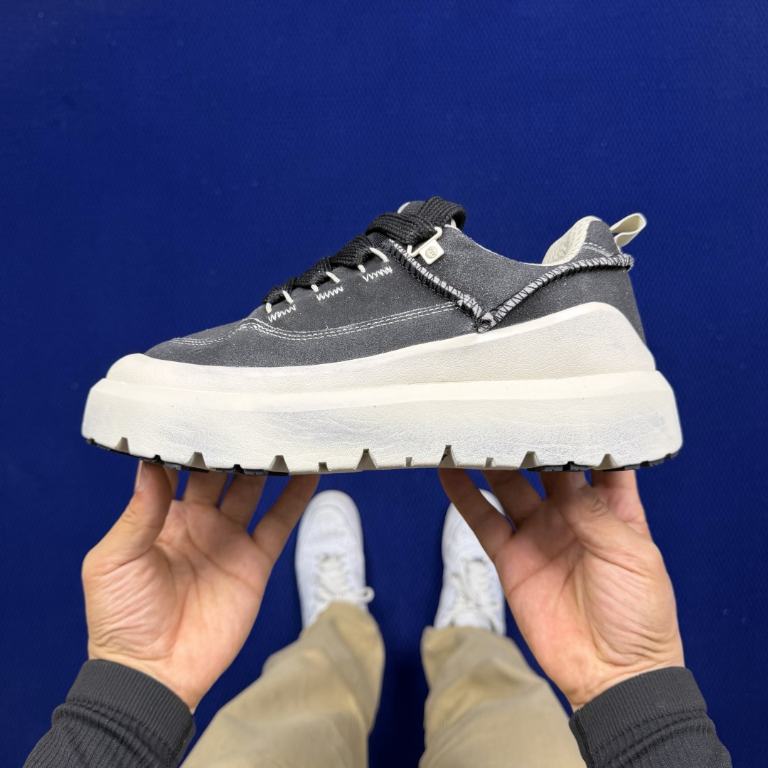 UGG Heritage 厚底休闲鞋7色！第1色:做旧黑灰-8正常尺码：36 36.5 37 38 38