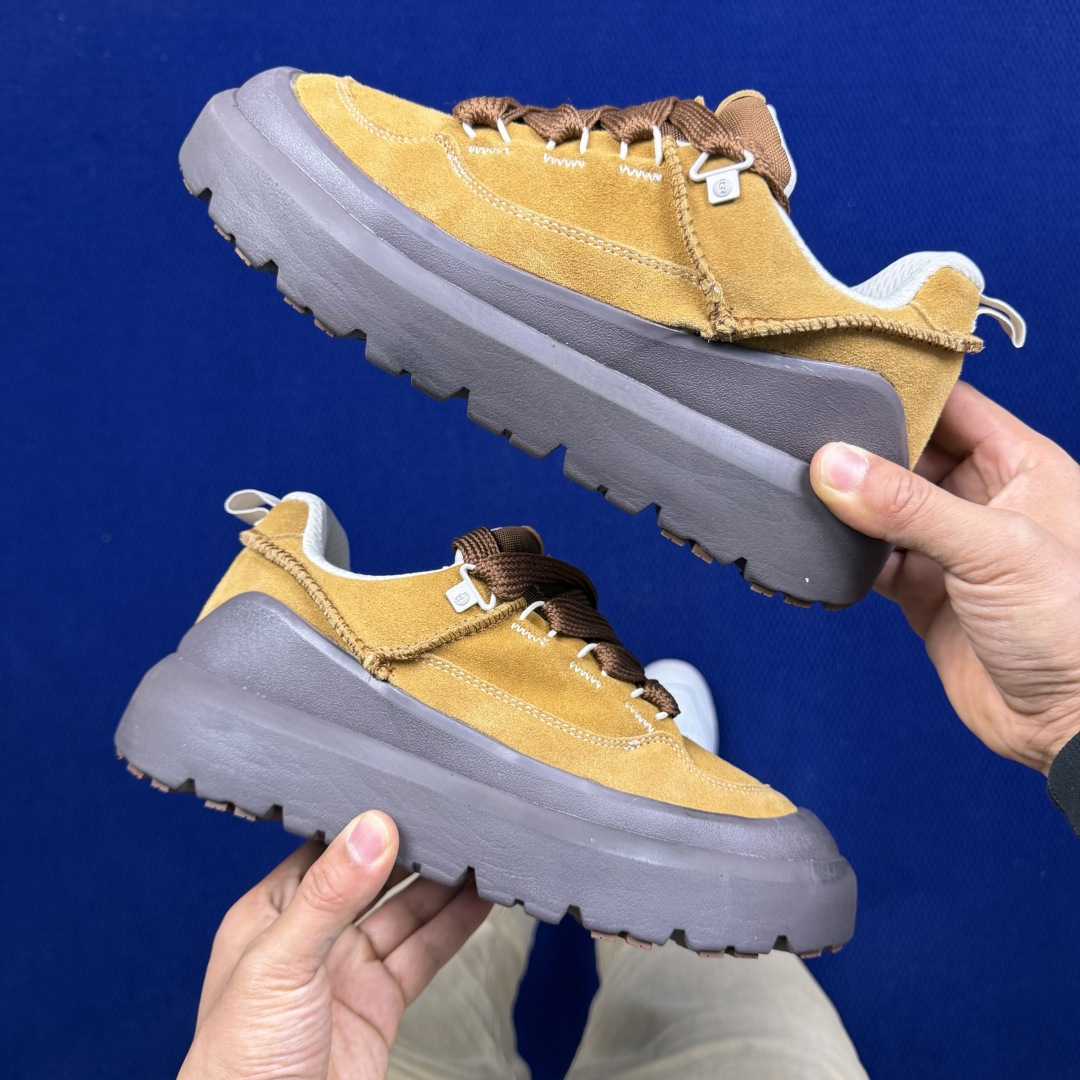 UGG Heritage 厚底休闲鞋7色！第2色:做旧栗色-7正常尺码：36 36.5 37 38 38