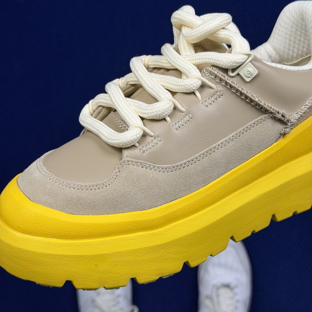 UGG Heritage 厚底休闲鞋7色！第3色:棕黄色-1正常尺码：36 36.5 37 38 38.