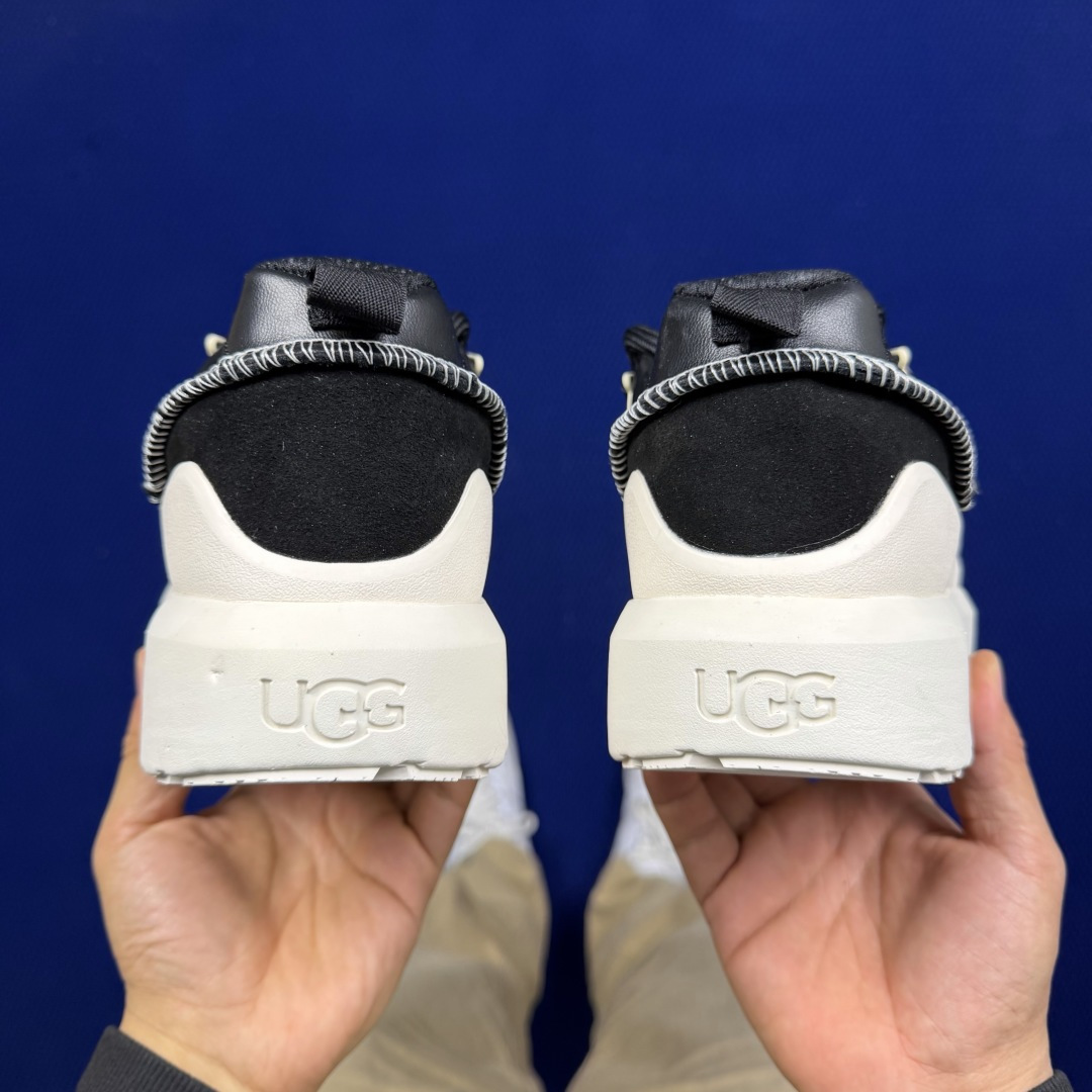 UGG Heritage 厚底休闲鞋7色！第4色:米白黑-5正常尺码：36 36.5 37 38 38.