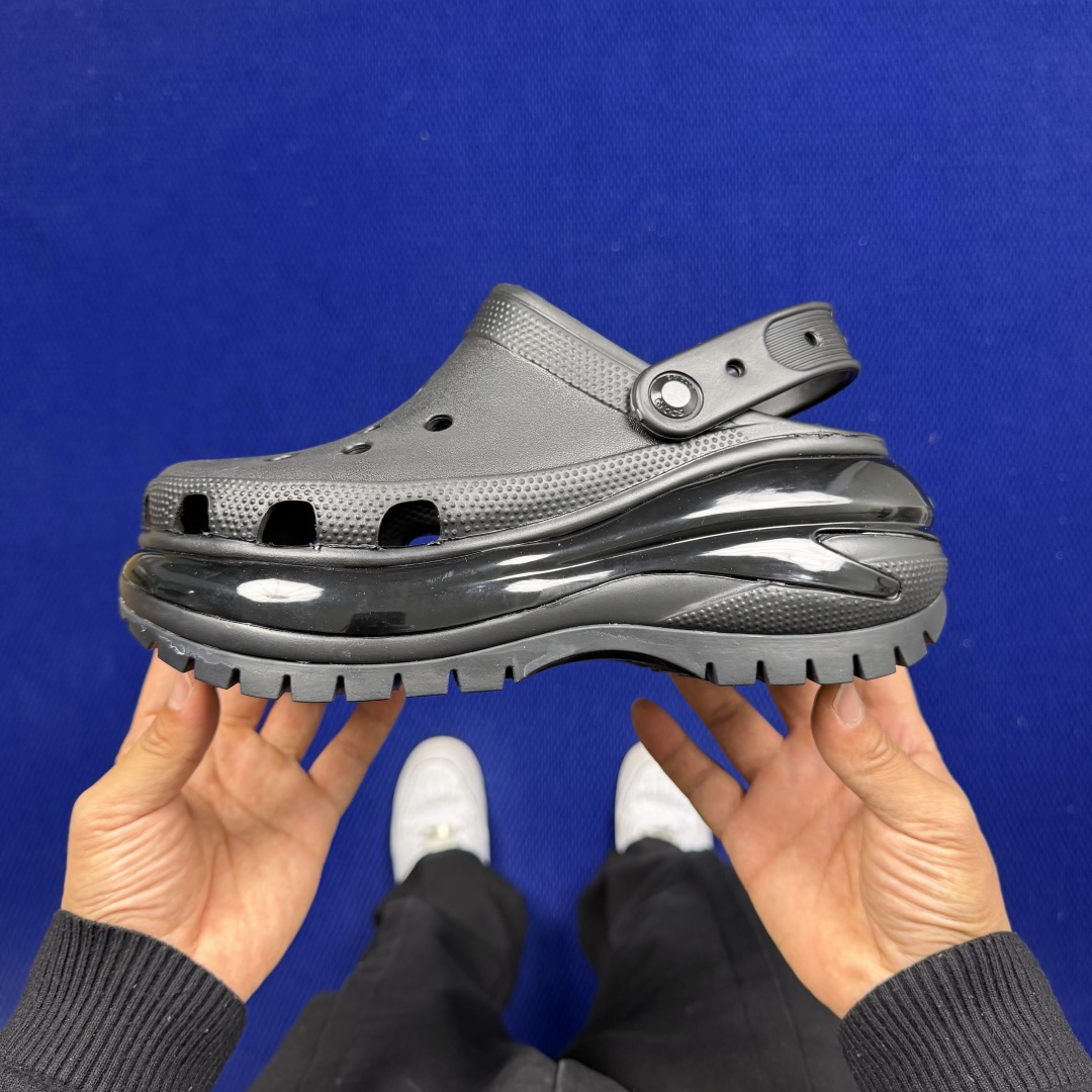 Crocs卡骆驰 洞洞鞋 光轮4色原厂数据复模，双层注塑光轮-黑 尺码：M3-M7/ 34-40M3=3