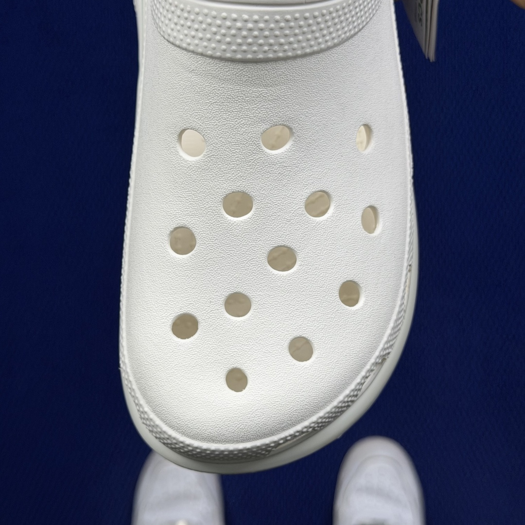 Crocs卡骆驰 洞洞鞋 光轮4色原厂数据复模，双层注塑光轮-白 尺码：M3-M7/ 34-40M3=3
