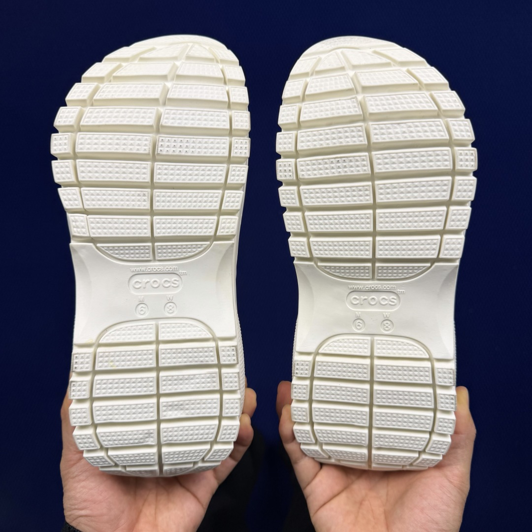 Crocs卡骆驰 洞洞鞋 光轮4色原厂数据复模，双层注塑光轮-白 尺码：M3-M7/ 34-40M3=3