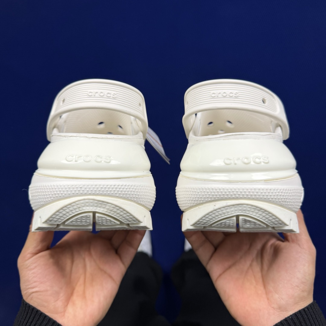 Crocs卡骆驰 洞洞鞋 光轮4色原厂数据复模，双层注塑光轮-白 尺码：M3-M7/ 34-40M3=3