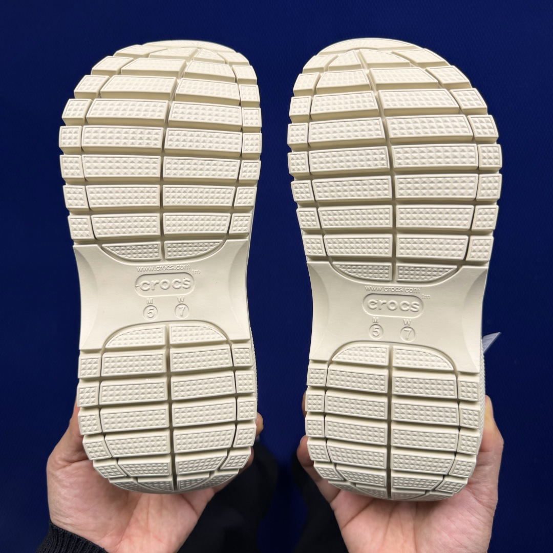 Crocs卡骆驰 洞洞鞋 光轮4色原厂数据复模，双层注塑光轮-骨白 尺码：M3-M7/ 34-40M3=