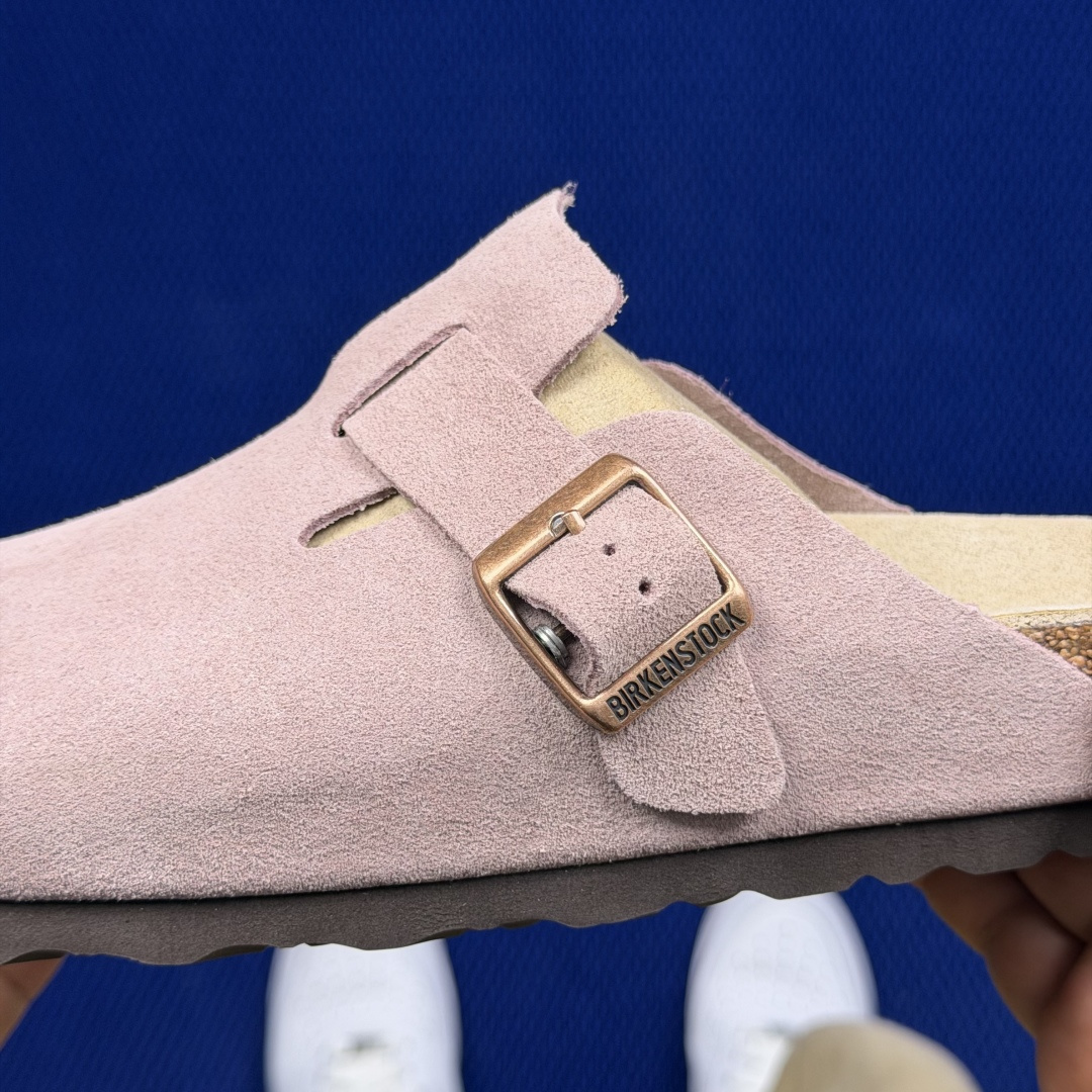 勃肯birkenstock 单排扣半拖鞋7色强势重新回溯，颜色色卡精选主力输出！【优质牛皮翻毛皮】【木糠