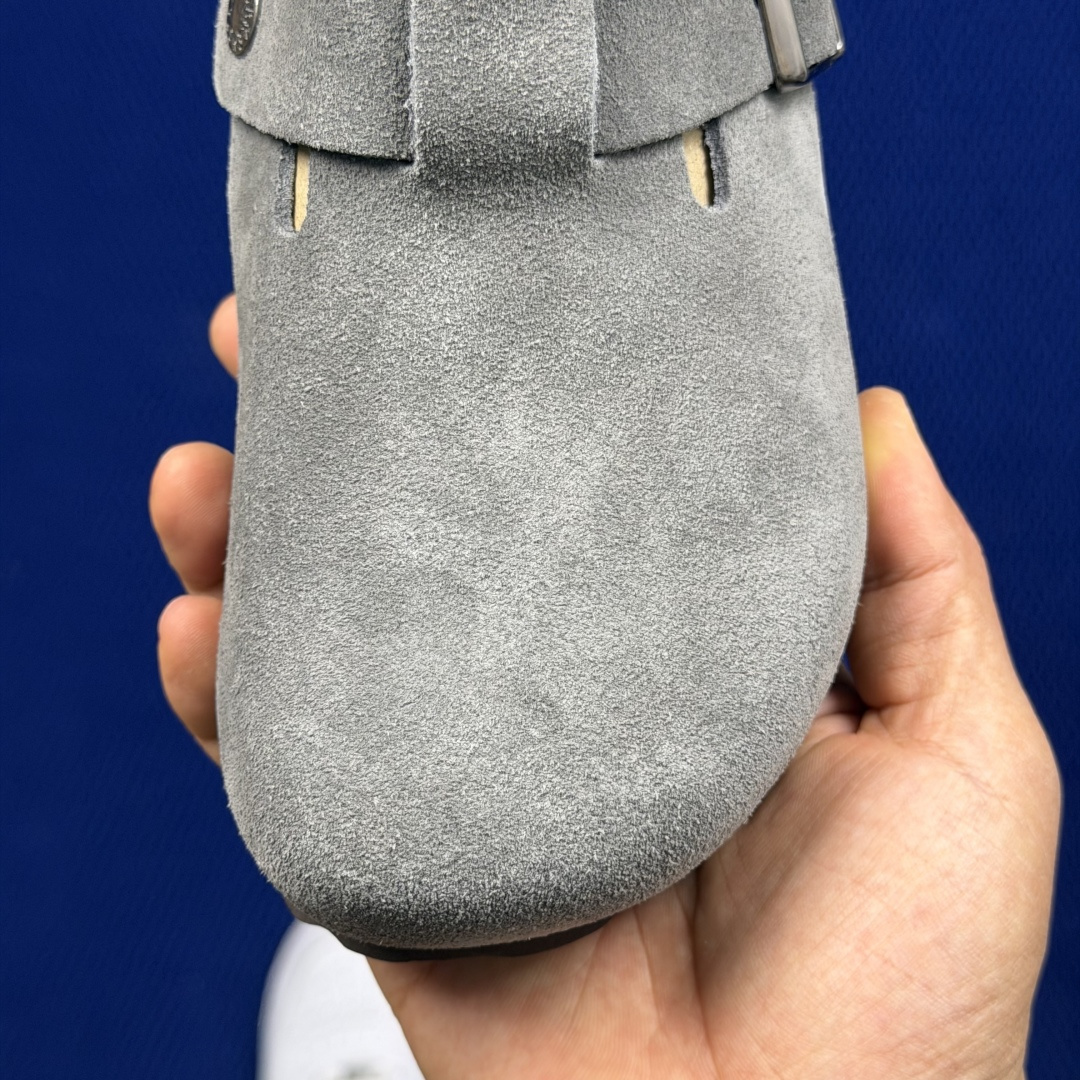 勃肯birkenstock 单排扣半拖鞋7色强势重新回溯，颜色色卡精选主力输出！【优质牛皮翻毛皮】【木糠