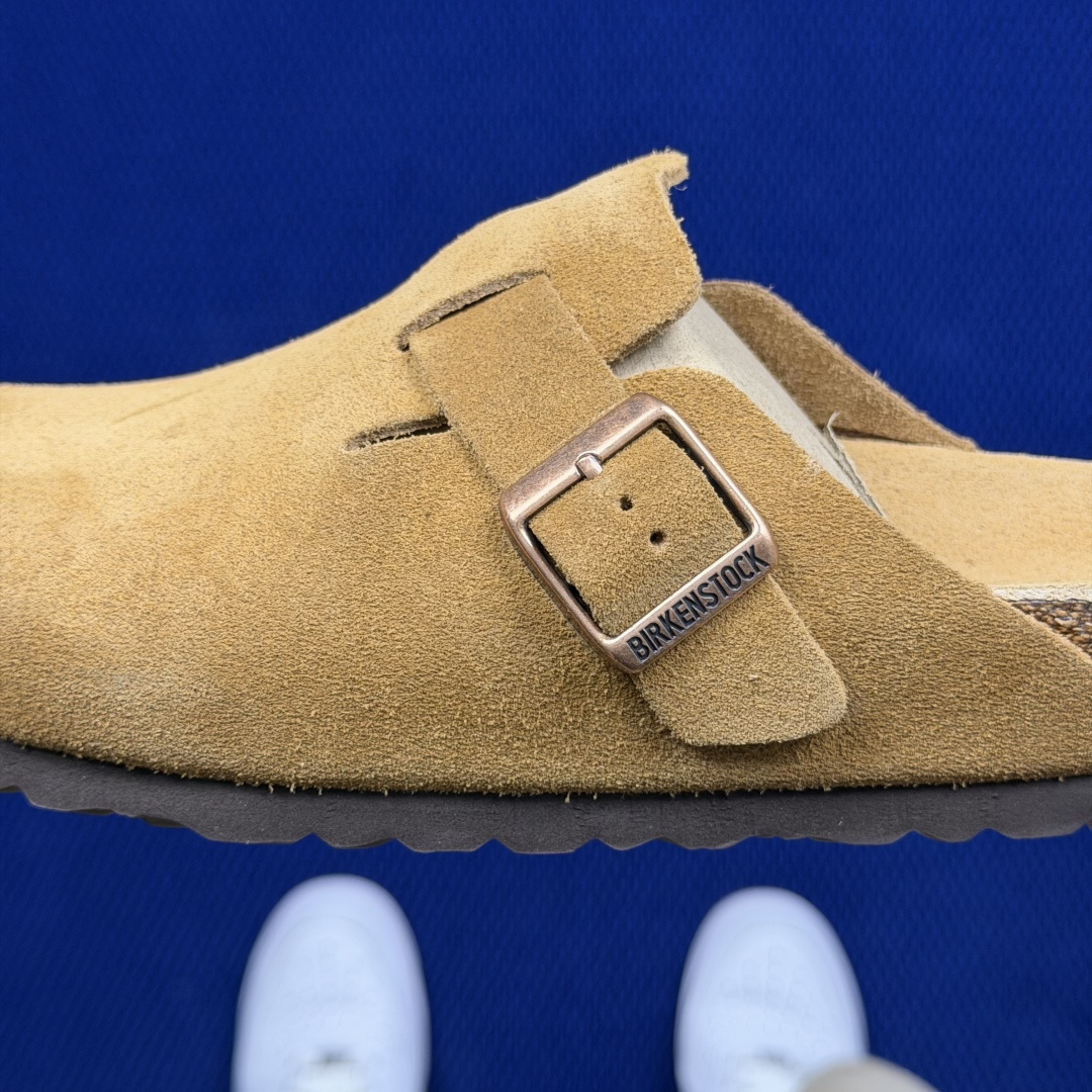 勃肯birkenstock 单排扣半拖鞋7色强势重新回溯，颜色色卡精选主力输出！【优质牛皮翻毛皮】【木糠