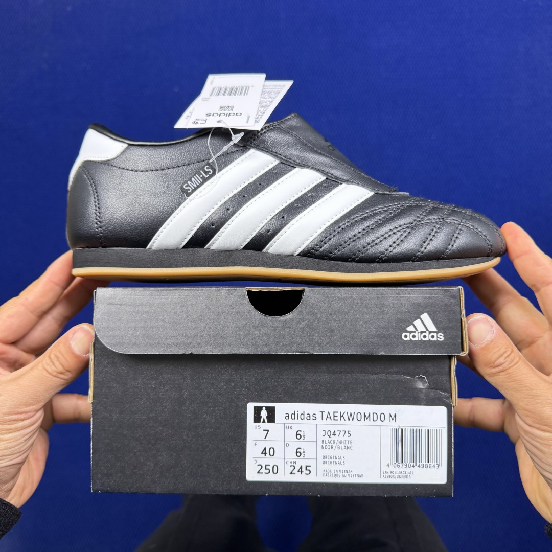 adidas originals Taekwondo 跆拳道训练鞋黑色JQ4775 尺码：36-45带半
