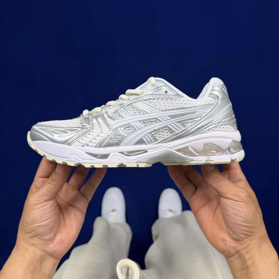 纯原亚瑟士 ASICS Gel-Kayano 14 共48色‼️货号：1201A457-100 银色尺码