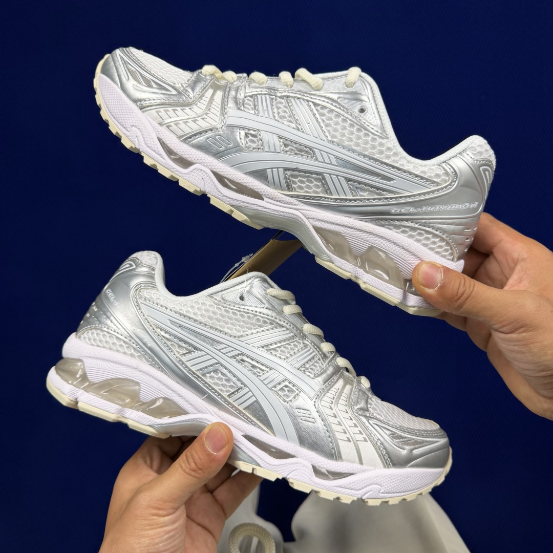 纯原亚瑟士 ASICS Gel-Kayano 14 共48色‼️货号：1201A457-100 银色尺码