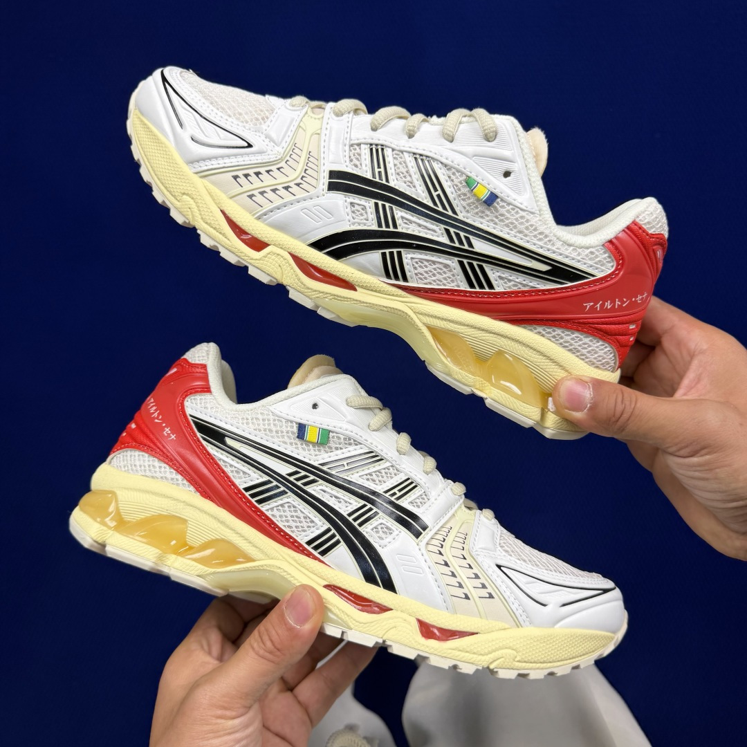 纯原亚瑟士 ASICS Gel-Kayano 14 共48色‼️货号：1203A766-200 米红尺码