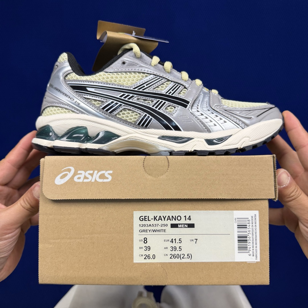 纯原亚瑟士 ASICS Gel-Kayano 14 共48色‼️货号：1203A537-250 灰白色尺
