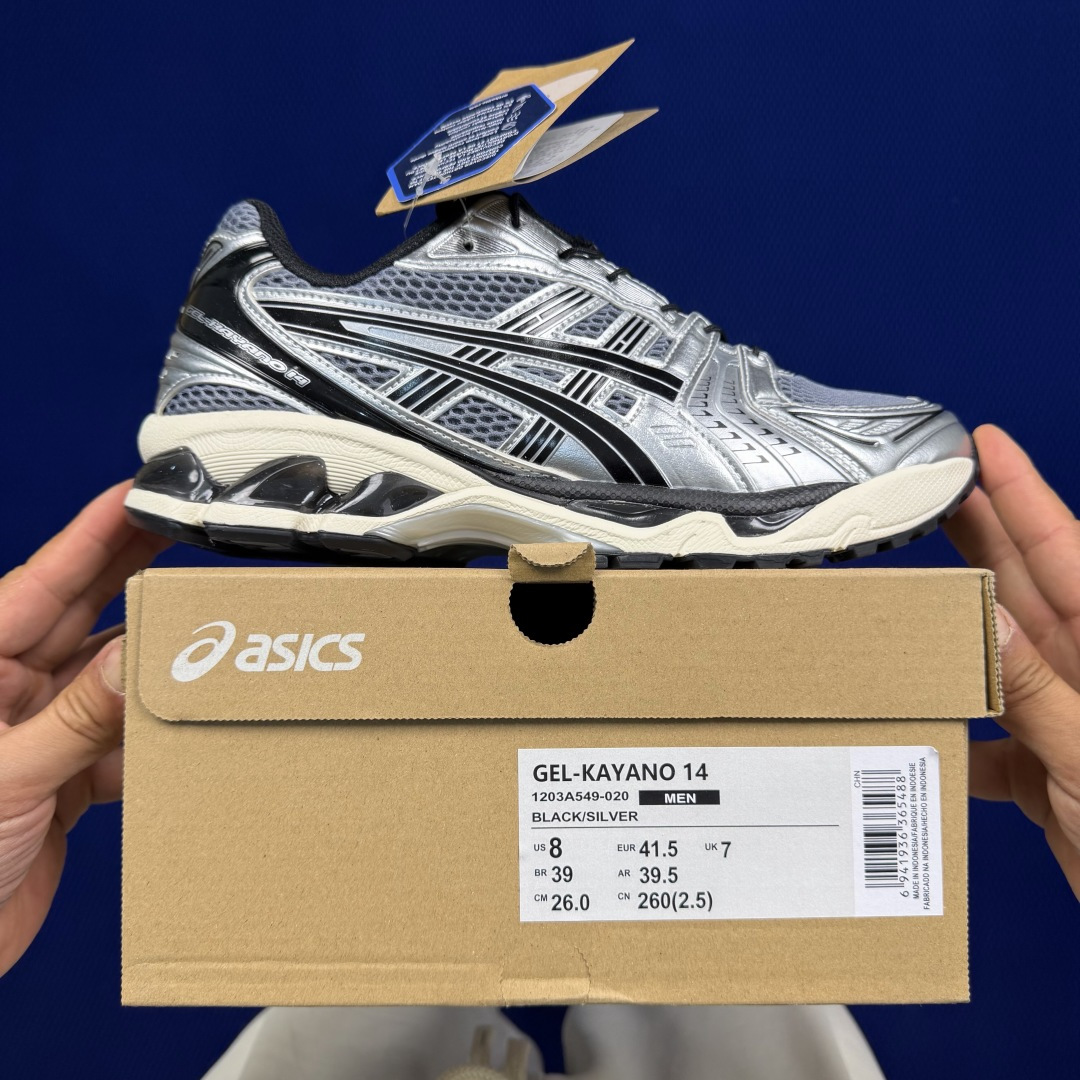纯原亚瑟士 ASICS Gel-Kayano 14 共48色‼️货号：1203A549-020 黑银尺码
