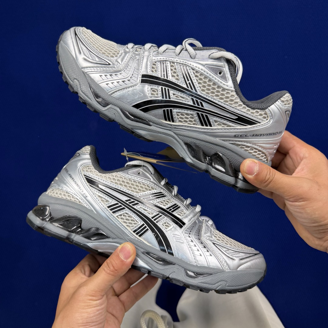 纯原亚瑟士 ASICS Gel-Kayano 14 共48色‼️货号：1203A706-020 银黑色尺
