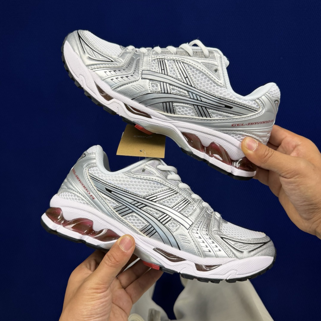 纯原亚瑟士 ASICS Gel-Kayano 14 共48色‼️货号：1201A019-104 银色尺码