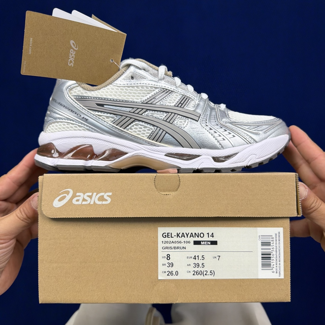 纯原亚瑟士 ASICS Gel-Kayano 14 共48色‼️货号：1202A056-106 灰棕尺码