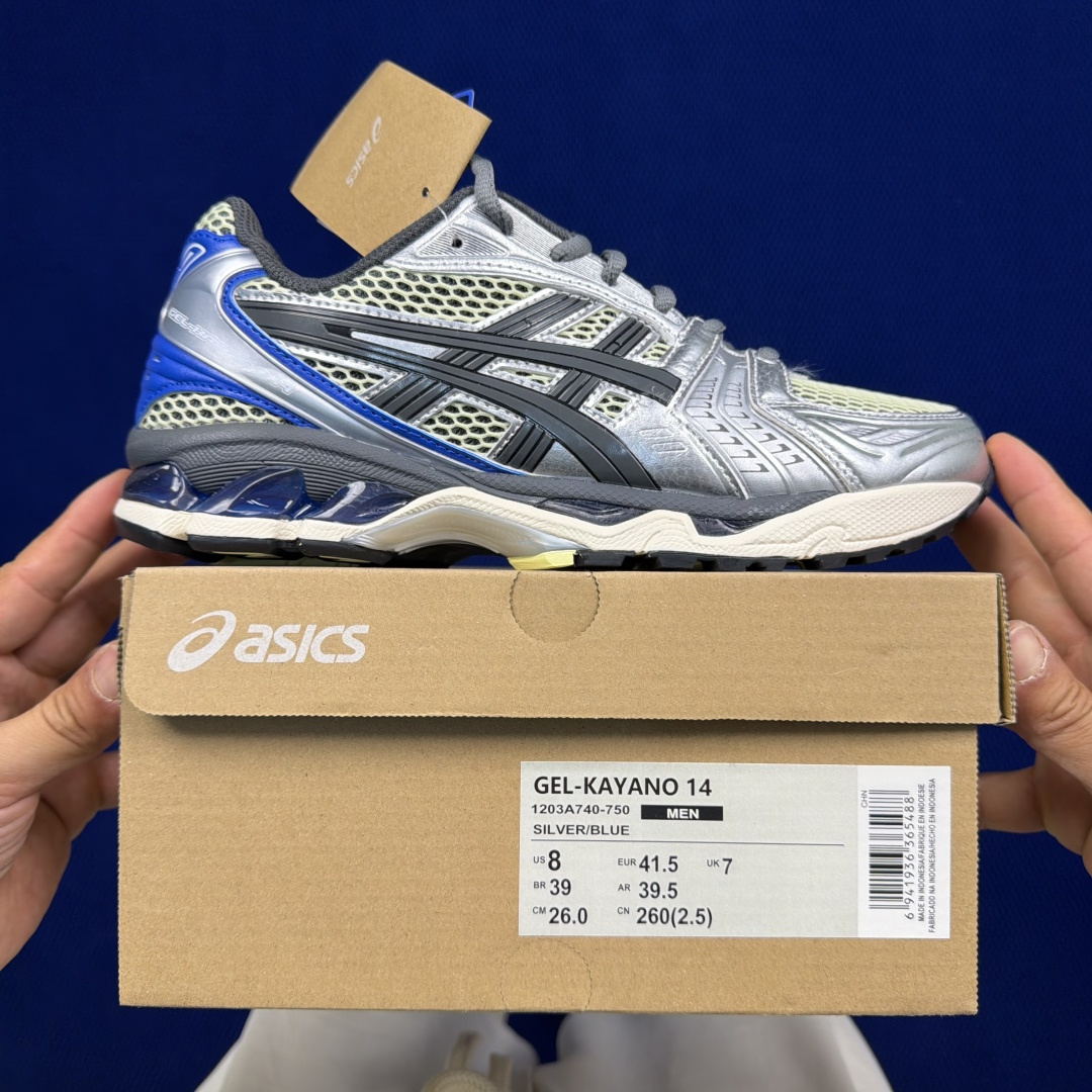 纯原亚瑟士 ASICS Gel-Kayano 14 共48色‼️货号：1203A740-750 银蓝尺码