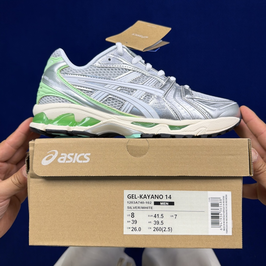 纯原亚瑟士 ASICS Gel-Kayano 14 共48色‼️货号：1203A740-102 银白玉尺