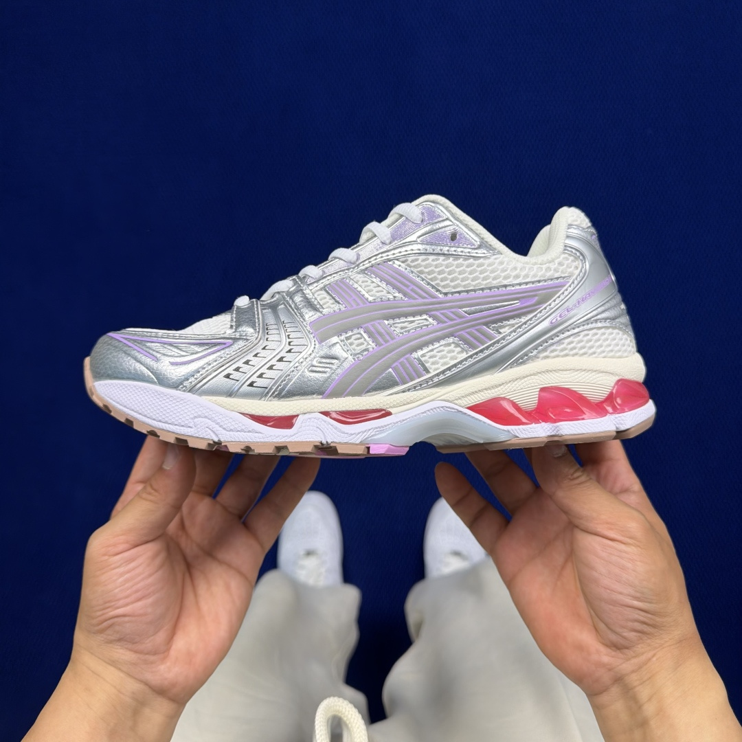 纯原亚瑟士 ASICS Gel-Kayano 14 共48色‼️货号：1203A667-100 奶油粉尺