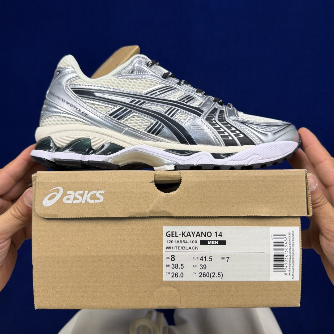 纯原亚瑟士 ASICS Gel-Kayano 14 共48色‼️货号：1201A954-100 白黑尺码