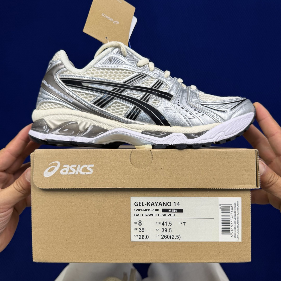 纯原亚瑟士 ASICS Gel-Kayano 14 共48色‼️货号：1201A019-108 黑黄银尺