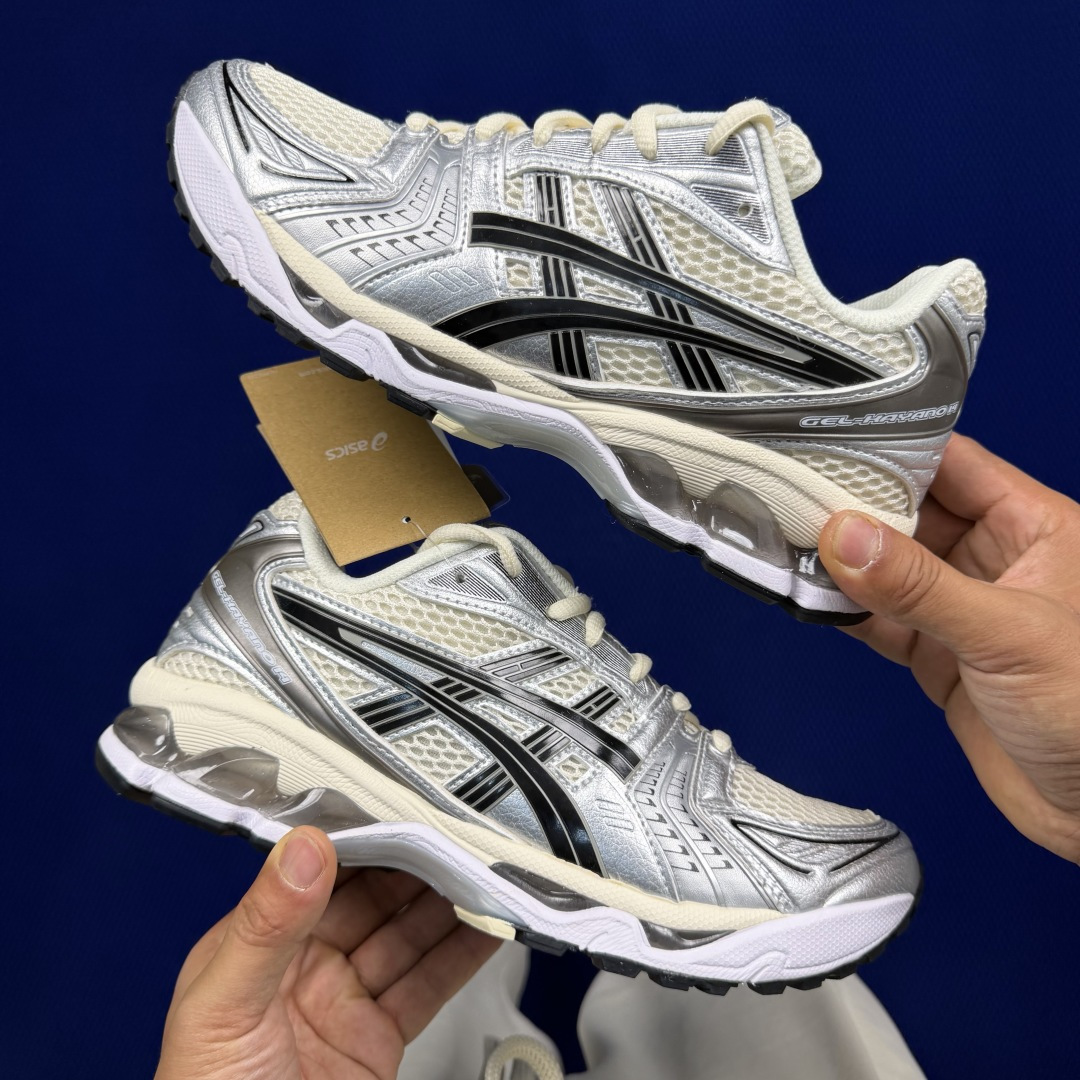 纯原亚瑟士 ASICS Gel-Kayano 14 共48色‼️货号：1201A019-108 黑黄银尺