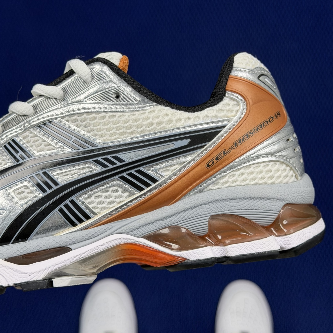 纯原亚瑟士 ASICS Gel-Kayano 14 共48色‼️货号：1201A019–109 银白黄尺